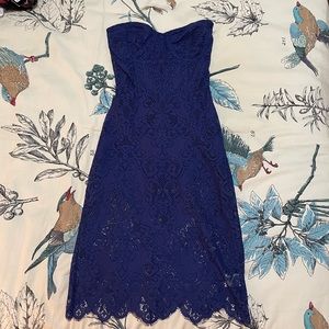 Blue Lacy For Love & Lemons Dress